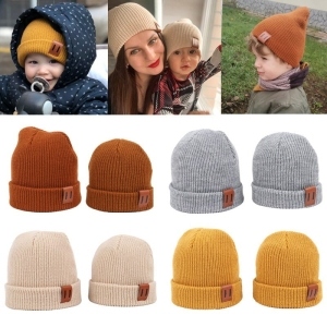 Gorro cálido de moda para niñas, varios colores