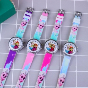 Reloj Elsa y Anna para niñas, varios colores disponibles