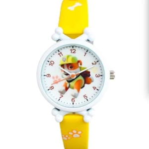 Reloj Ruben Patrol para niñas en amarillo y blanco