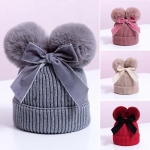 Sombrero de pajarita para niña en una gama de colores de moda