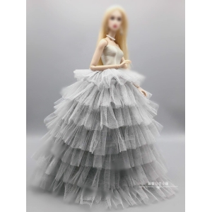 Vestido de muñeca Barbie estilo princesa