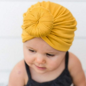 Sombrero turbante de invierno a la moda para recién nacidos
