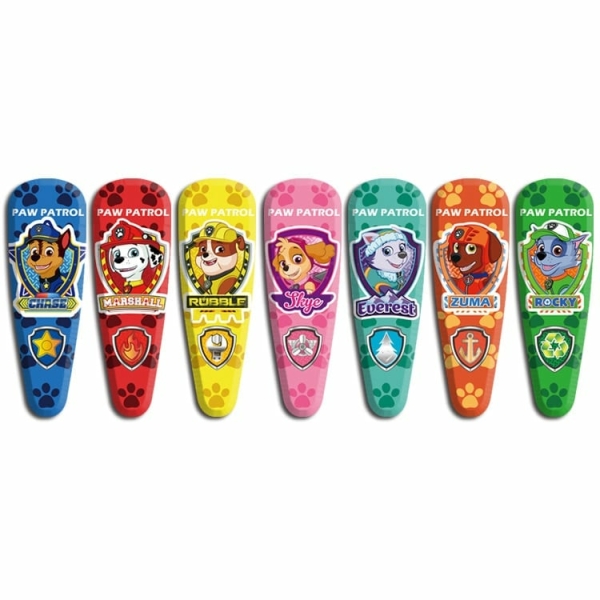 Set de 7 pasadores de colores para niñas Pat'Patrouille