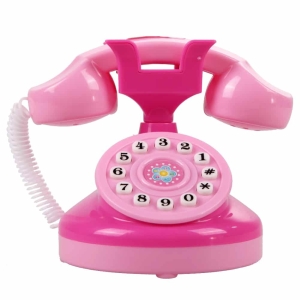 Teléfono de juguete rosa de moda para niñas
