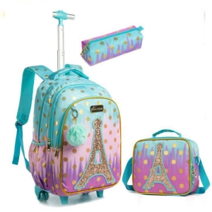 Juegos de mochilas escolares de 3 piezas para niñas a la moda