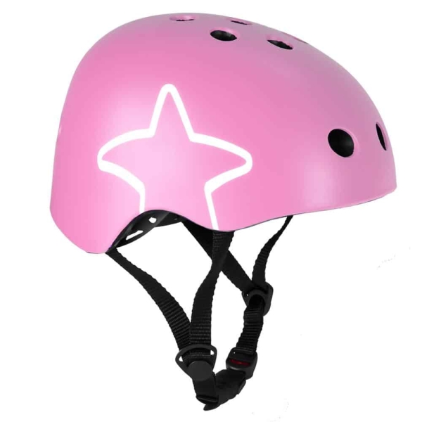Casco de bicicleta para niñas con forma de estrella 25153 ocspke