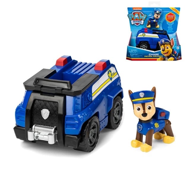 Coche Chase Patrol de niña con figurita y caja