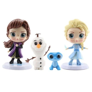 Reina de las nieves 2 figuritas para niñas. Buena calidad y muy originales