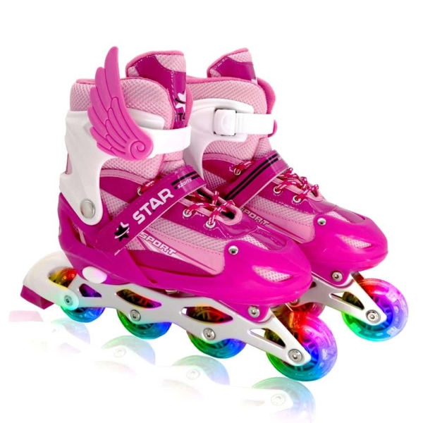 Patines con alas pequeñas para chicas a la moda