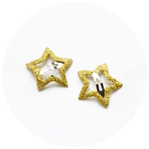 Pinza para el pelo en forma de estrella para niñas a la moda