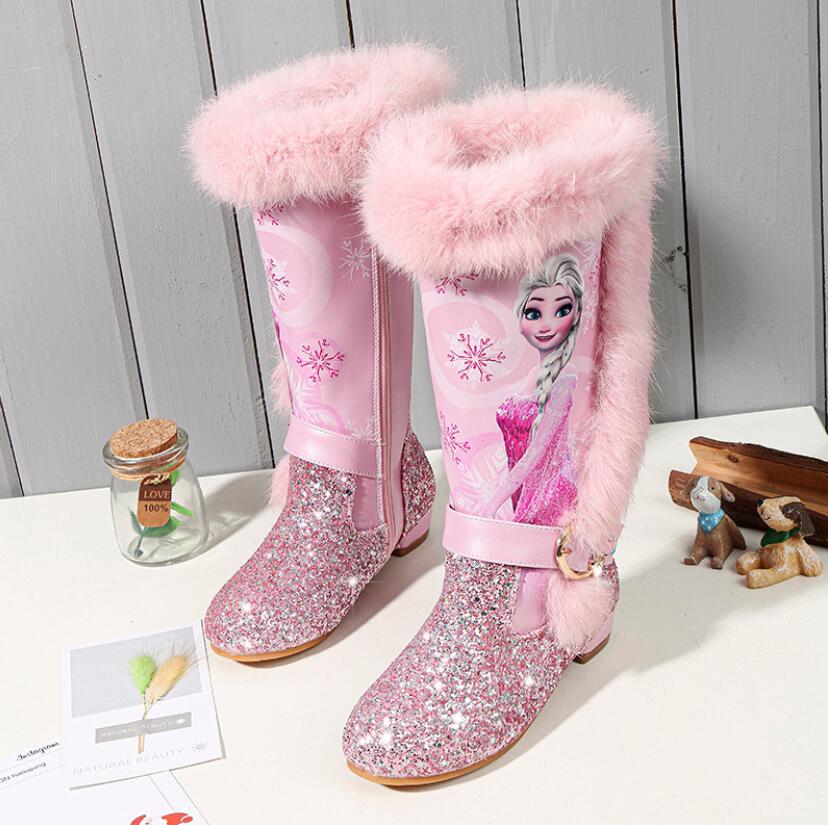 Botas de colores de la princesa Elsa para niñas • Pequeños Piratas