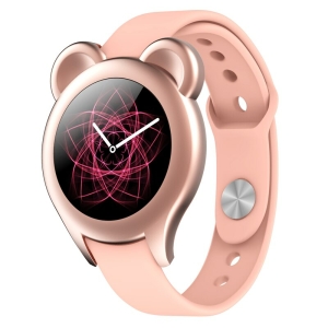 Reloj conectado Mickey Mouse rosa de moda para niñas