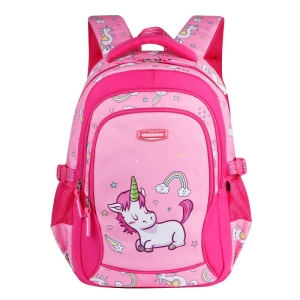 Mochila escolar unicornio rosa para niñas a la moda