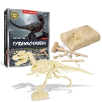 Kit de juguete de excavación de fósiles de dinosaurio para niña completo con caja