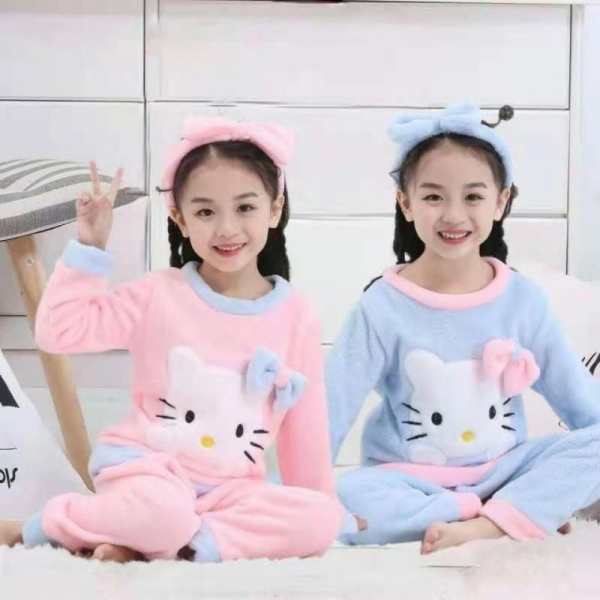 Hello Kitty pijama de invierno de forro polar para niñas 65492 1dy5j1